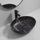 Раковина накладная Mixxus Premium ELLIPSE-0102 MARBLE 515х400х130mm