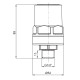 Амортизатор гідроударів Roho R1250-050 - 1/2" Н, PN50
