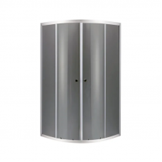 Душова кабіна без піддону Mixxus PLAIN SC01-90x90x185-GR CHROME сіре тоноване скло 4мм (MI6