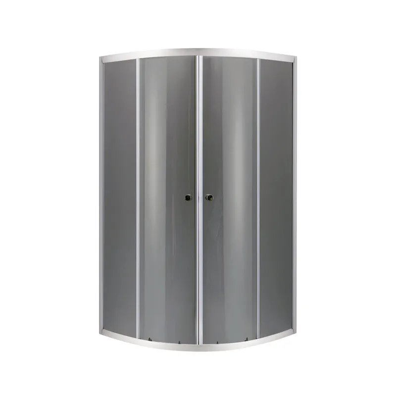Душова кабіна без піддону Mixxus PLAIN SC01-90x90x185-GR CHROME сіре тоноване скло 4мм (MI6