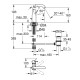 Смеситель для раковины M-размера Grohe Essence New
