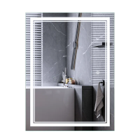 Зеркало Mixxus Premium QUADRO MR20-90x70-REVERSE (LED Touch, Anti-fog, димер)