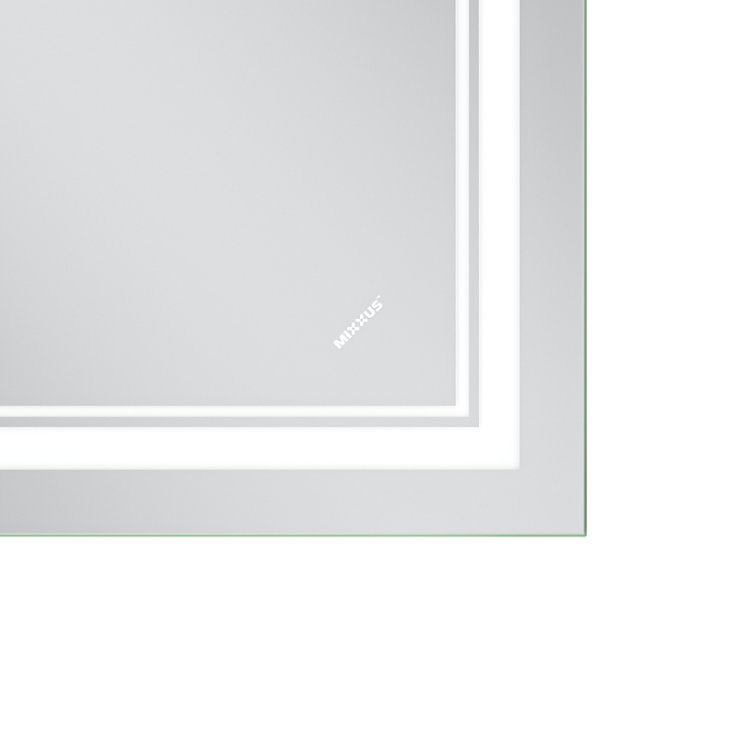 Дзеркало Mixxus Premium QUADRO MR20-90x70-REVERSE (LED Touch, Anti-fog, димер)