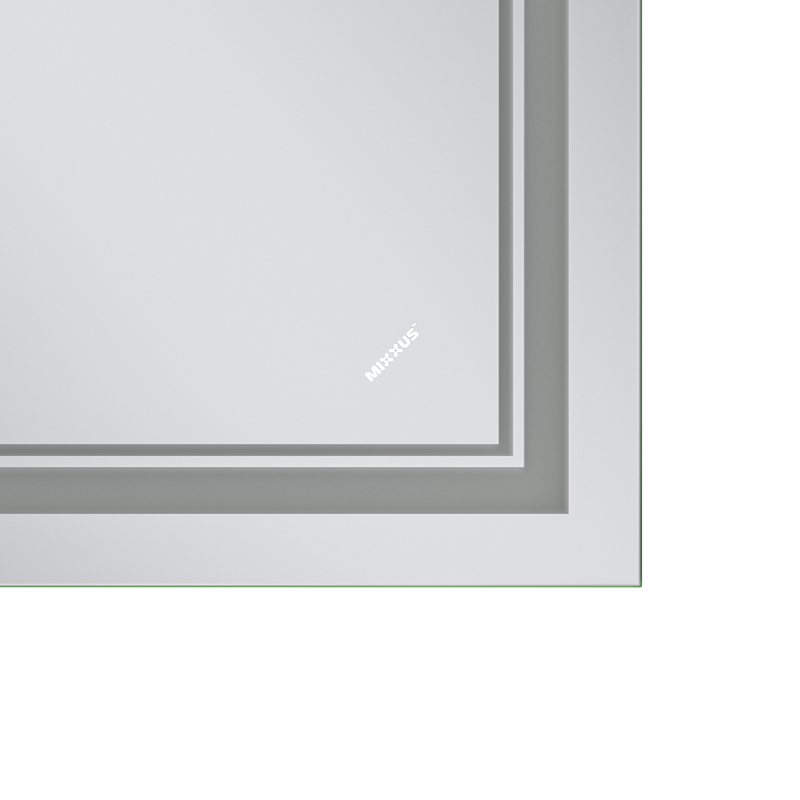 Дзеркало Mixxus Premium QUADRO MR20-90x70-REVERSE (LED Touch, Anti-fog, димер)