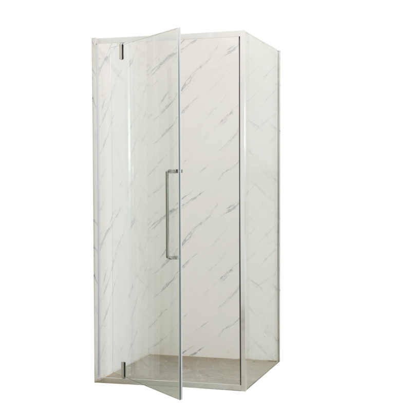 Душевая кабина без поддона Mixxus Premium BEVEL SC01-90x90x195-TR Chrome прозрачное стекло 6мм (MI6