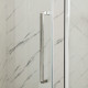 Душевая кабина без поддона Mixxus Premium BEVEL SC01-90x90x195-TR Chrome прозрачное стекло 6мм (MI6