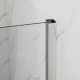 Душевая кабина без поддона Mixxus Premium BEVEL SC01-90x90x195-TR Chrome прозрачное стекло 6мм (MI6