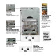 Газова колонка MIXXUS GWH-0110 BASIC WHITE димохідна 10 л/хв (колір білий)
