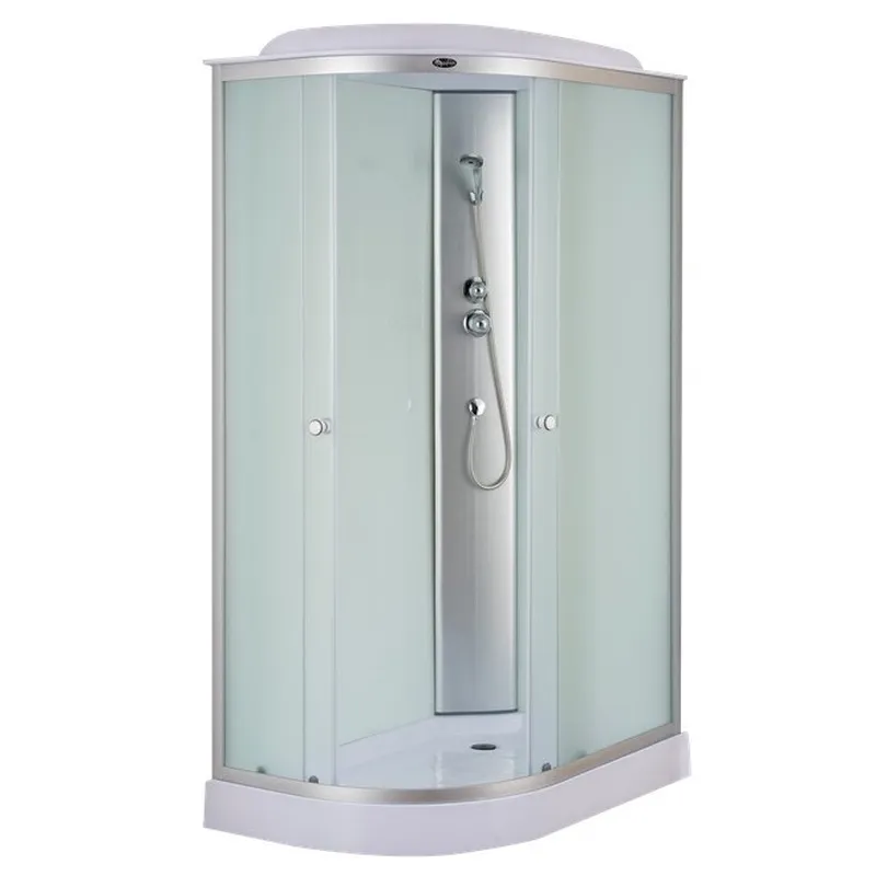 Бокс душевой без гидромассажа Mixxus WAVE SB02-120x80x215-R-FB SATIN с низким поддоном