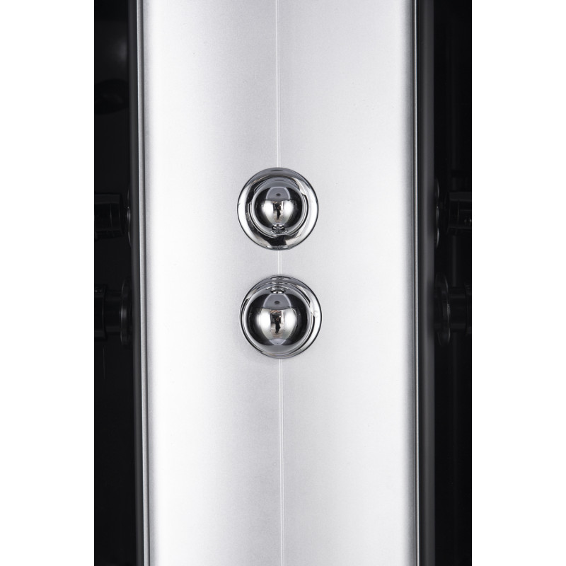 Бокс душевой без гидромассажа Mixxus WAVE SB02-120x80x215-R-FB SATIN с низким поддоном