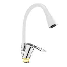 Смеситель для кухни Mixxus Dany 011 (NUT) REFL.WHITE (без подвода)