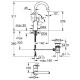 Смеситель для раковины L-размера Grohe BauLoop