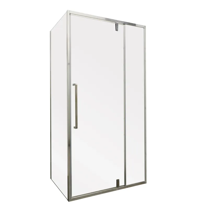 Душова кабіна без піддона Mixxus Premium BEVEL SC01-100x80x195-TR Chrome прозоре скло 6мм (MI