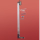Двері в нішу Koer SR SD04-100x200-TR-01 прозоре скло Easy Clean 10мм, хром