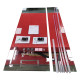 Двері в нішу Koer SR SD04-100x200-TR-01 прозоре скло Easy Clean 10мм, хром