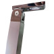 Двері в нішу Koer SR SD04-100x200-TR-01 прозоре скло Easy Clean 10мм, хром