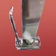 Двері в нішу Koer SR SD04-100x200-TR-01 прозоре скло Easy Clean 10мм, хром