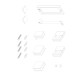 Двері в нішу Koer SR SD04-100x200-TR-01 прозоре скло Easy Clean 10мм, хром