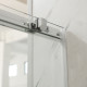 Двері в нішу Mixxus Premium DIVERSE SD01-160x185-TR Хром прозоре скло 5мм