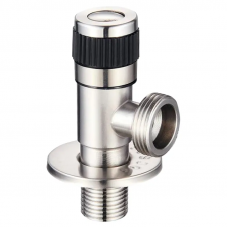 Кран для підключення сантехприладів Mixxus VAL-05-1/2x3/4 з нержавіючої сталі SUS304