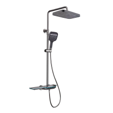 Душова колона з термостатичним змішувачем Mixxus Premium SPACE-009-J Graphite, 3 режими (MI654)