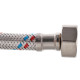 Гнучкий шланг для підключення води гайка 1/2'' - гайка 1/2'' (30 см) Zerix