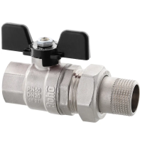 Кран с американкой Roho R105-075B - 3/4" прямой