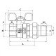 Кран с американкой Roho R105-075B - 3/4" прямой