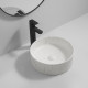 Раковина накладная Mixxus Premium WAVE-0102 MARBLE 370х370х130mm