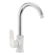 Кухонный смеситель белый Mixxus Premium Tiger 014