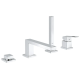 Смеситель на борт ванны на 4 отверстия Grohe Eurocube