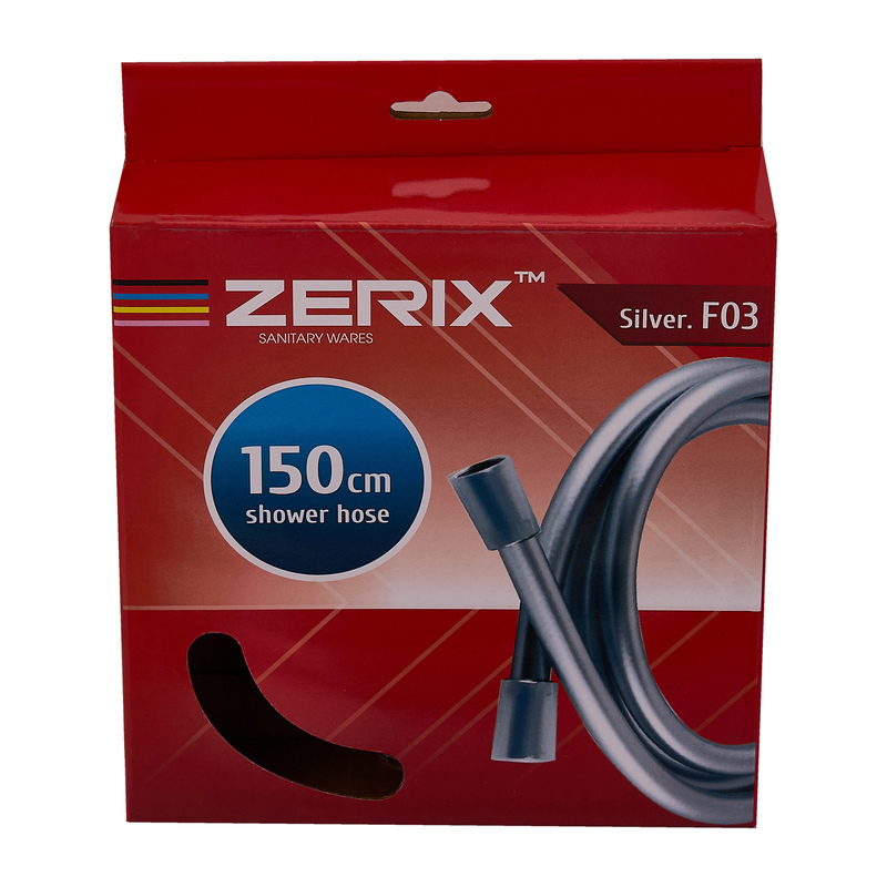 Шланг Zerix Silver.F03 - 150см Упаковка коробка