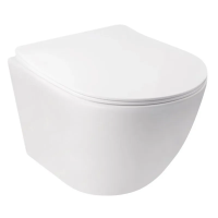 Унитаз подвесной Mixxus ELLIPSE-0306-R 520x360x365mm, система смыва RIMLESS