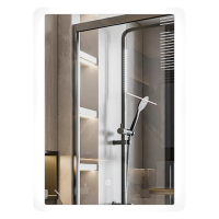 Дзеркало Mixxus Premium OLIVARY MR19-80x60-REVERSE (LED Touch, Анти-туман, димер (3-6,5kK))