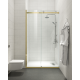 Двері в нішу Koer SR SD01-120x200-TR-12 прозоре скло Easy Clean 8мм, матове золото