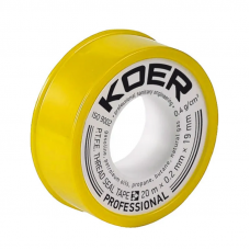 ФУМ стрічка для газу Koer STP-02 PRO 20M*0.2mm*19mm