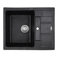 Мойка кухонная Haiba HB8210-G228 Gray 620x500x200
