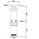 Раковина накладная Mixxus Premium STYLE-0202 600х350х140mm с донным клапаном и отверстием под смеси