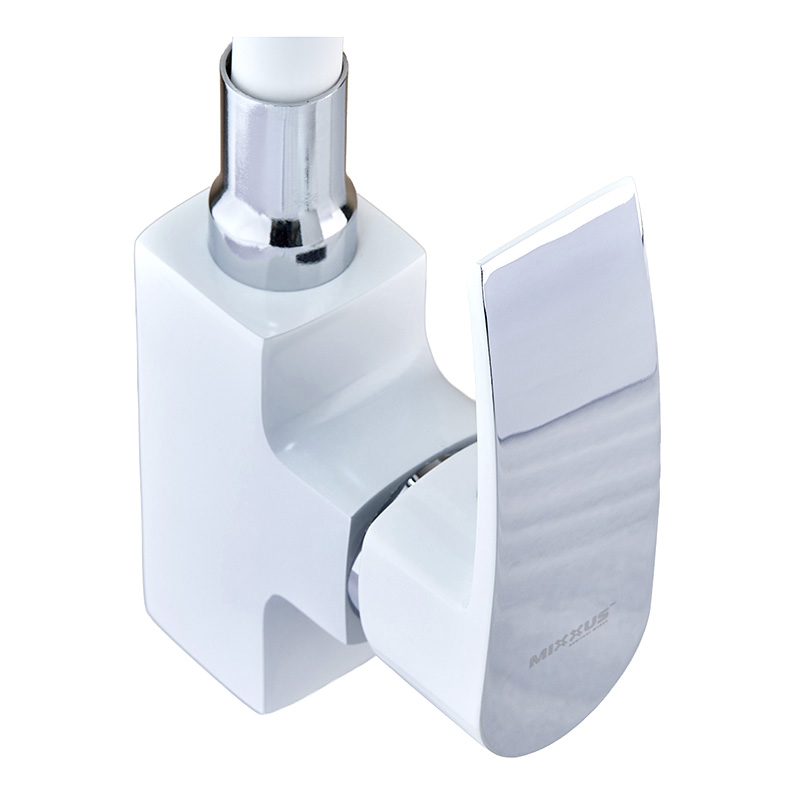 Смеситель для кухни Mixxus Magnum 011 (Nut) White-CHR.Refl.White
