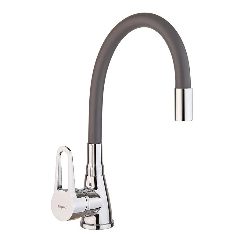 Смеситель для кухни Zerix SOP7 045 Reflector Gray