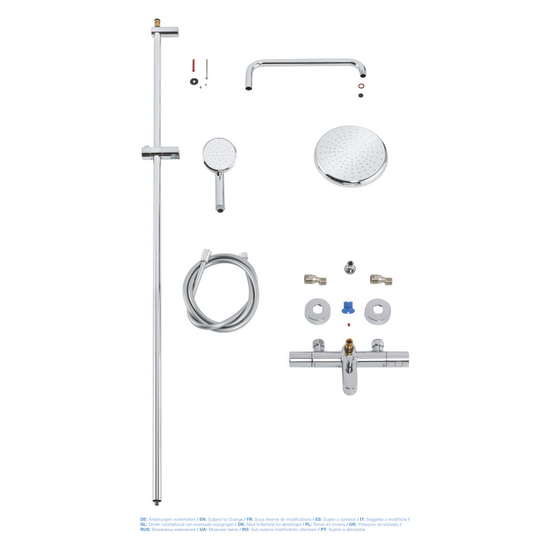 Душова система з термостатом для душу Grohe New Tempesta Cosmop. System