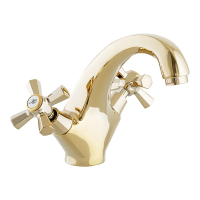 Смеситель для умывальника Mixxus Premium Retro Gold-161