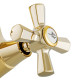 Смеситель для умывальника Mixxus Premium Retro Gold-161