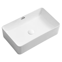 Раковина накладная Mixxus Premium QUADRO-0209 600х370х140mm с переливом
