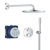 Система з термостатом прихованого монтажу з Rainshower Mono 310 Grohe Grohtherm Душова