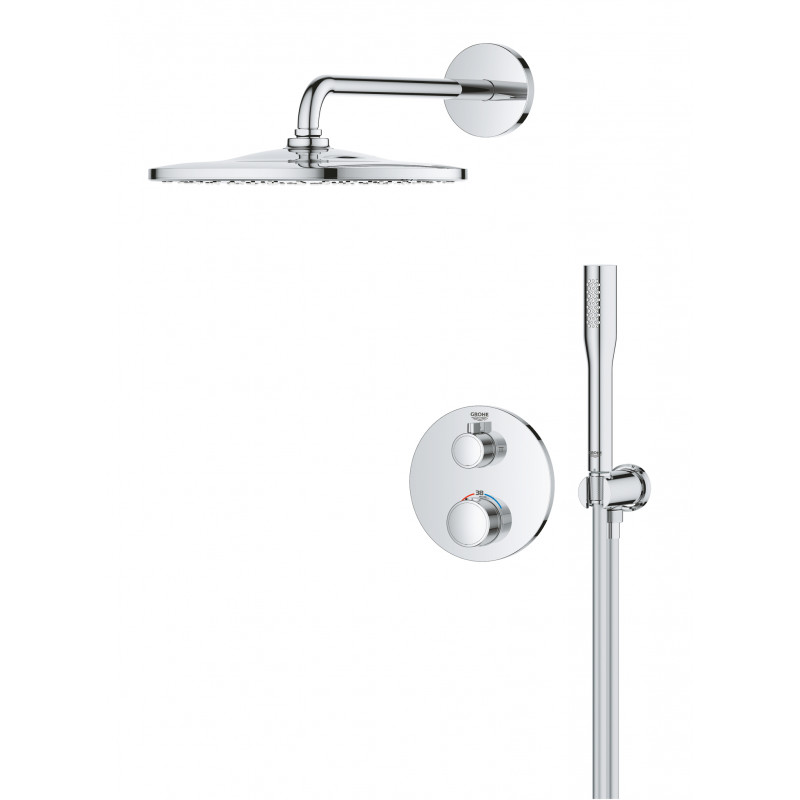 Система з термостатом прихованого монтажу з Rainshower Mono 310 Grohe Grohtherm Душова