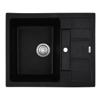 Мойка кухонная Haiba HB8210-G226 Black 620x500x200