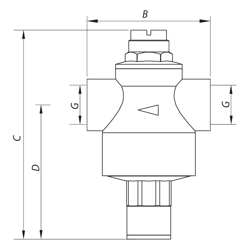 Редуктор тиску Koer KR.1251 1/2”