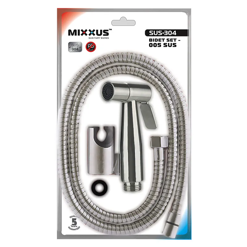 Набор для гигиенического душа Mixxus Bidet SET-005 SUS (нерж. стали SUS304)