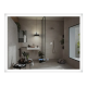 Дзеркало Mixxus FLAT MR04-100x80 з LED Touch, Anti-fog, димером, регулюванням яскравості, годинником (MI692